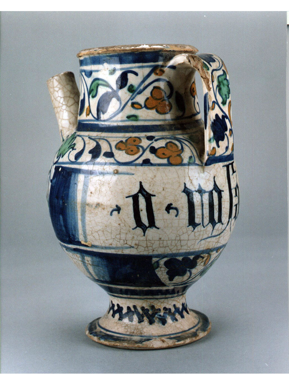 motivi decorativi floreali (brocca) - manifattura veneta (ultimo quarto sec. XVI)