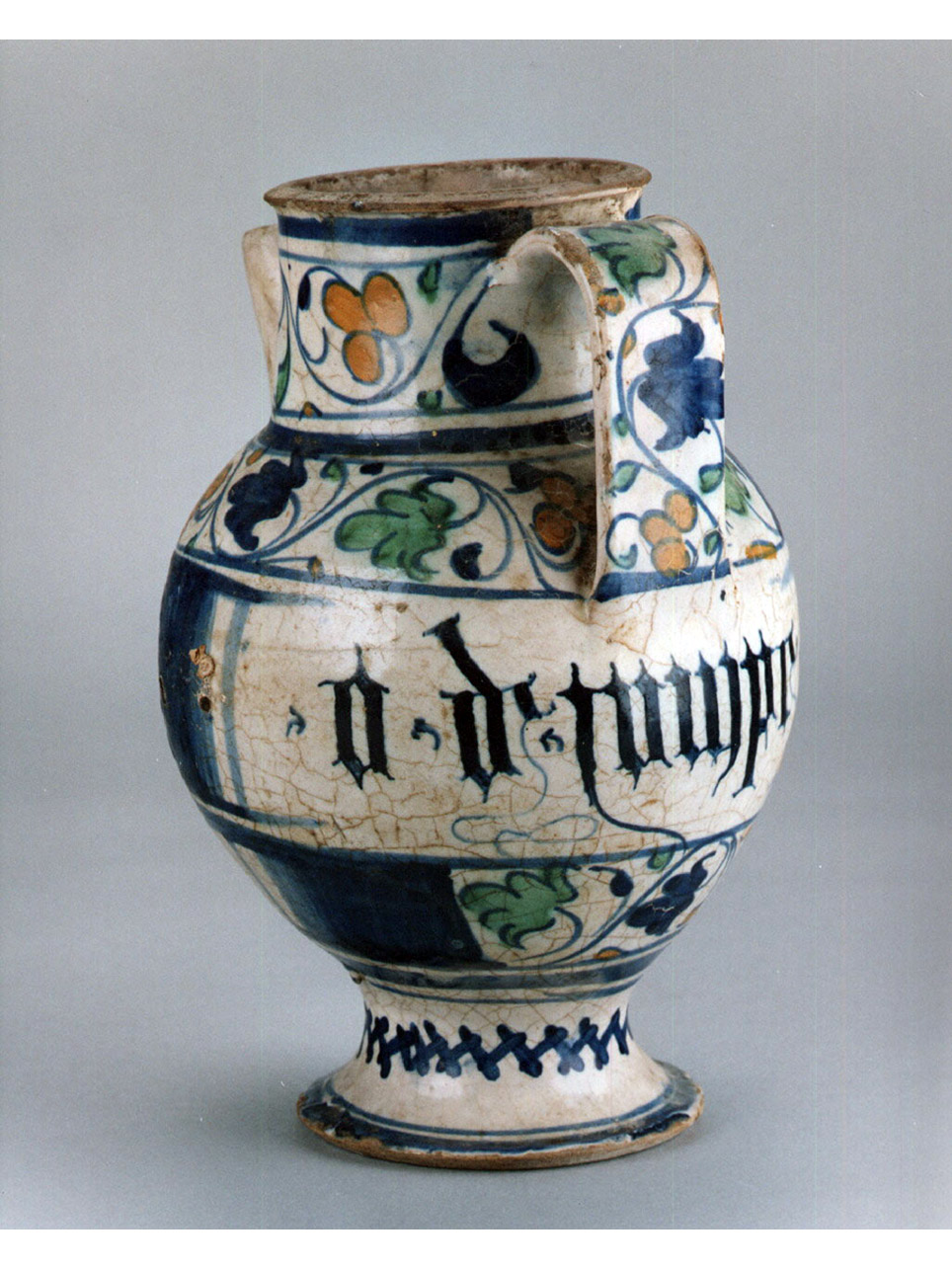 motivi decorativi floreali (brocca) - manifattura veneta (ultimo quarto sec. XVI)