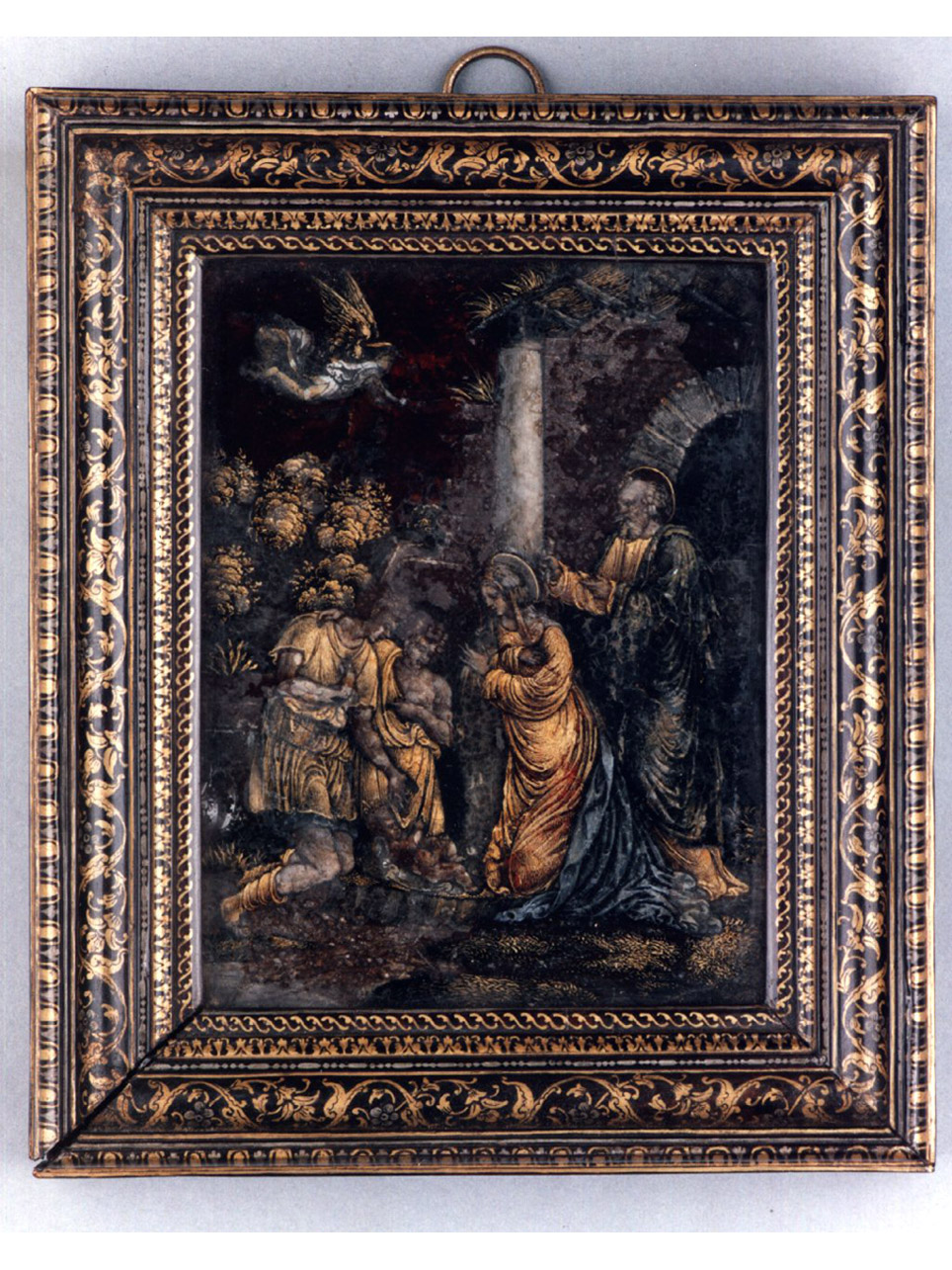 adorazione dei pastori (placca) - bottega lombardo-veneto (sec. XVI)