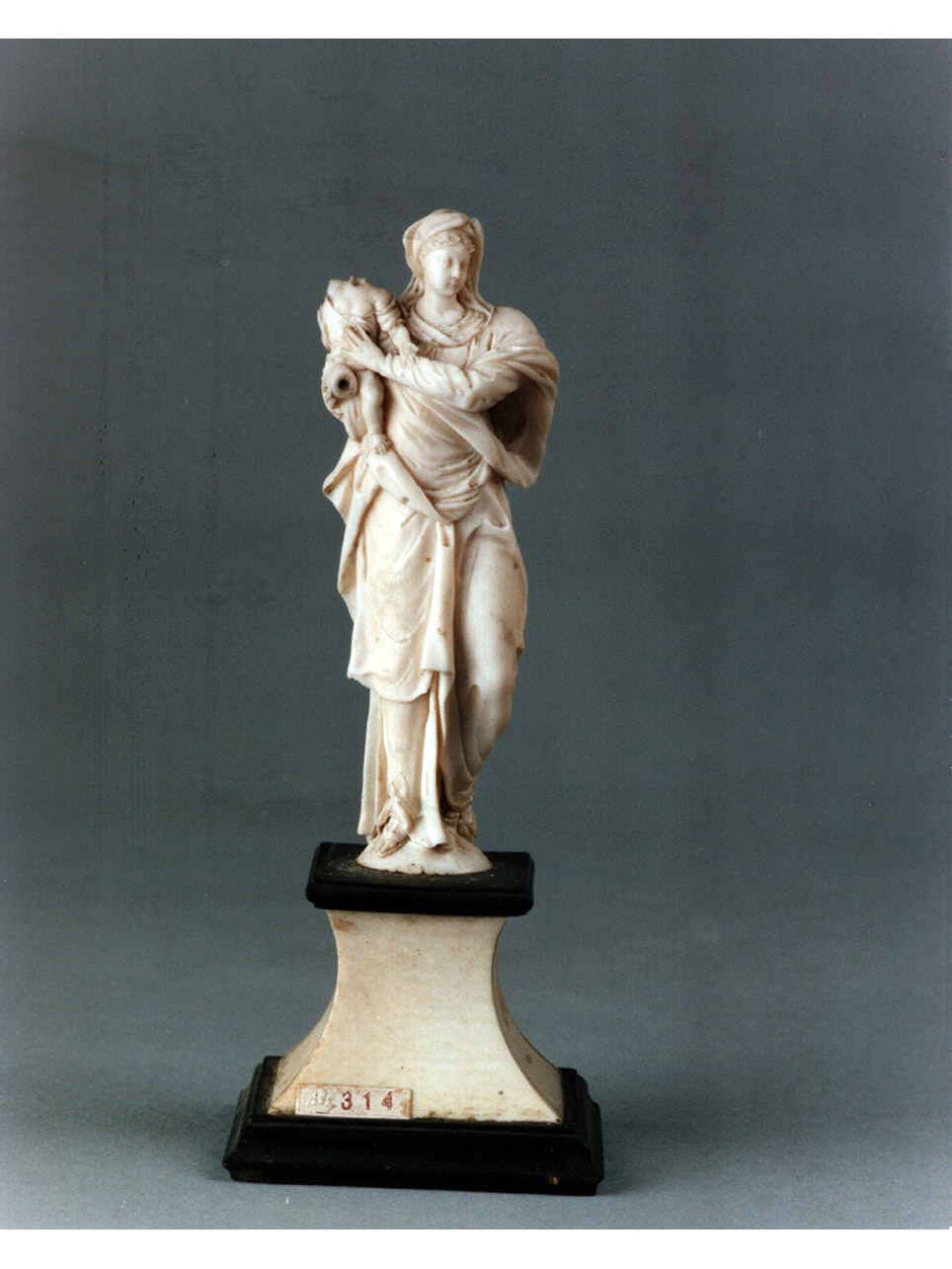 Madonna con Bambino (statuetta) - manifattura francese (fine/inizio secc. XVII/ XVIII)