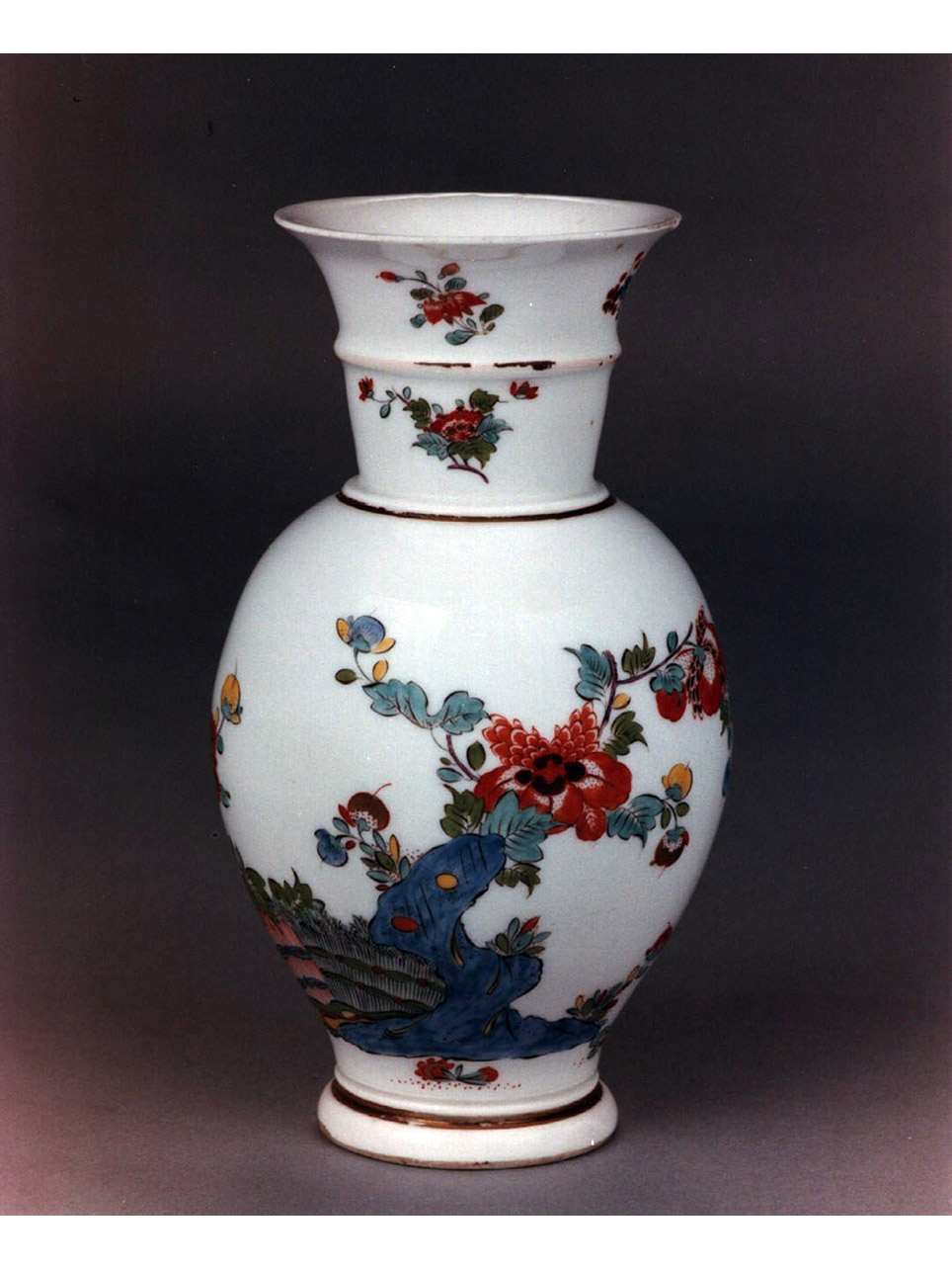 motivi decorativi vegetali e animali (vaso) - manifattura di Meissen (sec. XVIII)