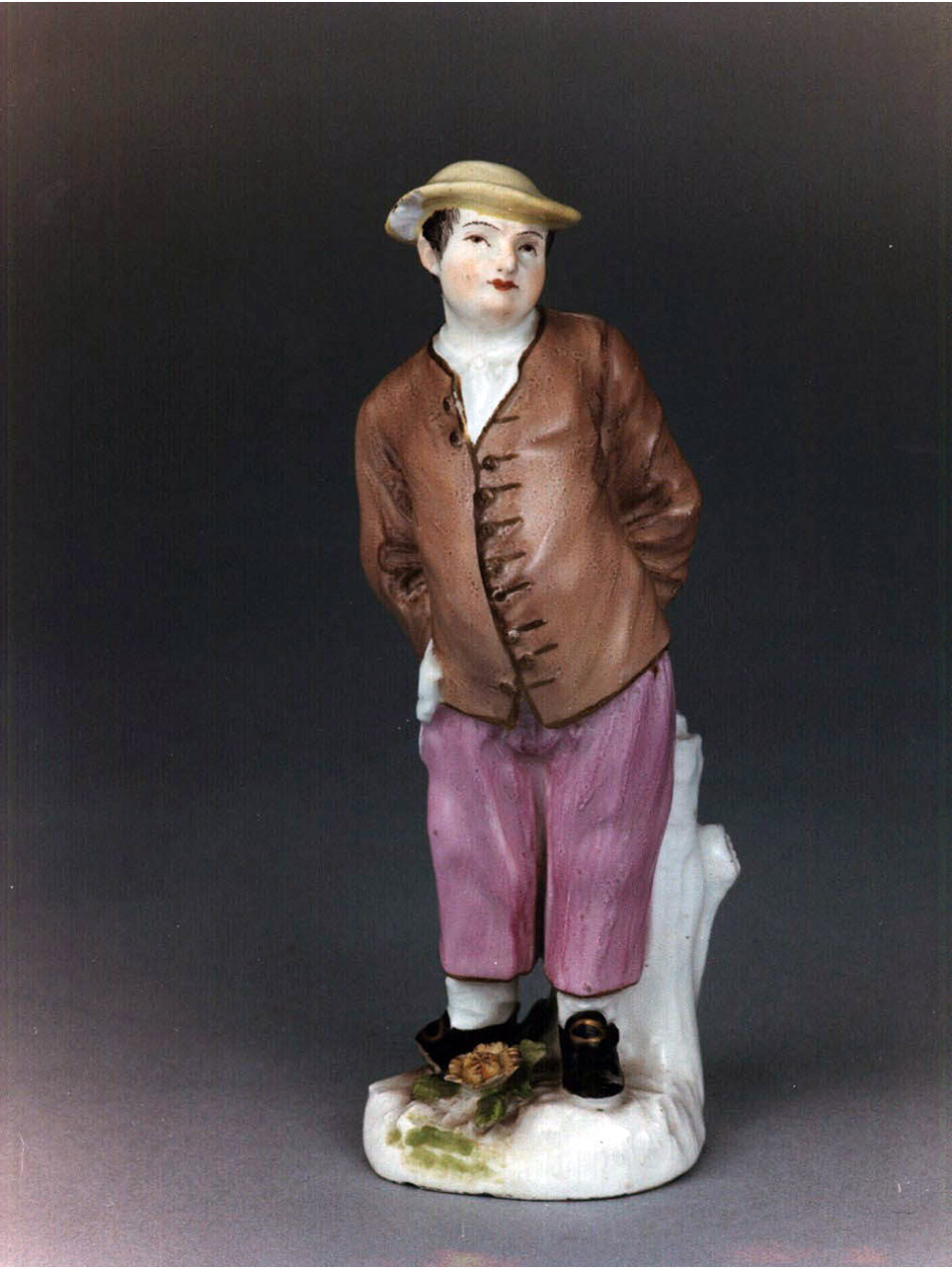 figura maschile (statuetta) di Eberlein Johann Friedrich, Kaendler Johann Joachim (sec. XVIII)
