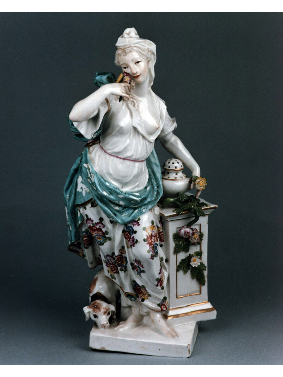 Odorato (statuetta) di Kaendler Johann Joachim, Eberlein Johann Friedrich (sec. XVIII)