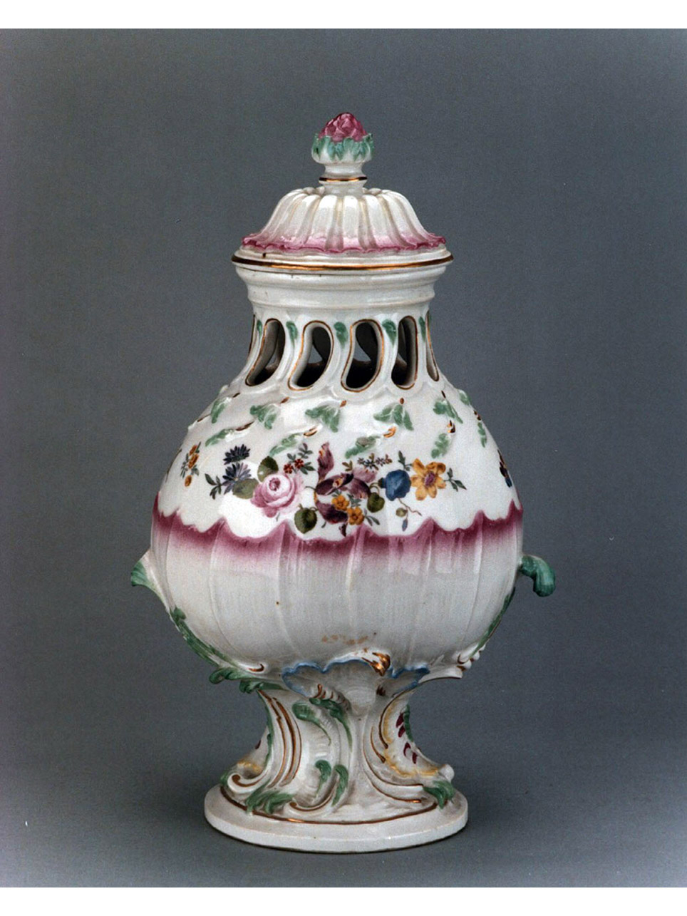 motivi decorativi floreali (pot-pourri, serie) - manifattura di Meissen (seconda metà sec. XVIII)