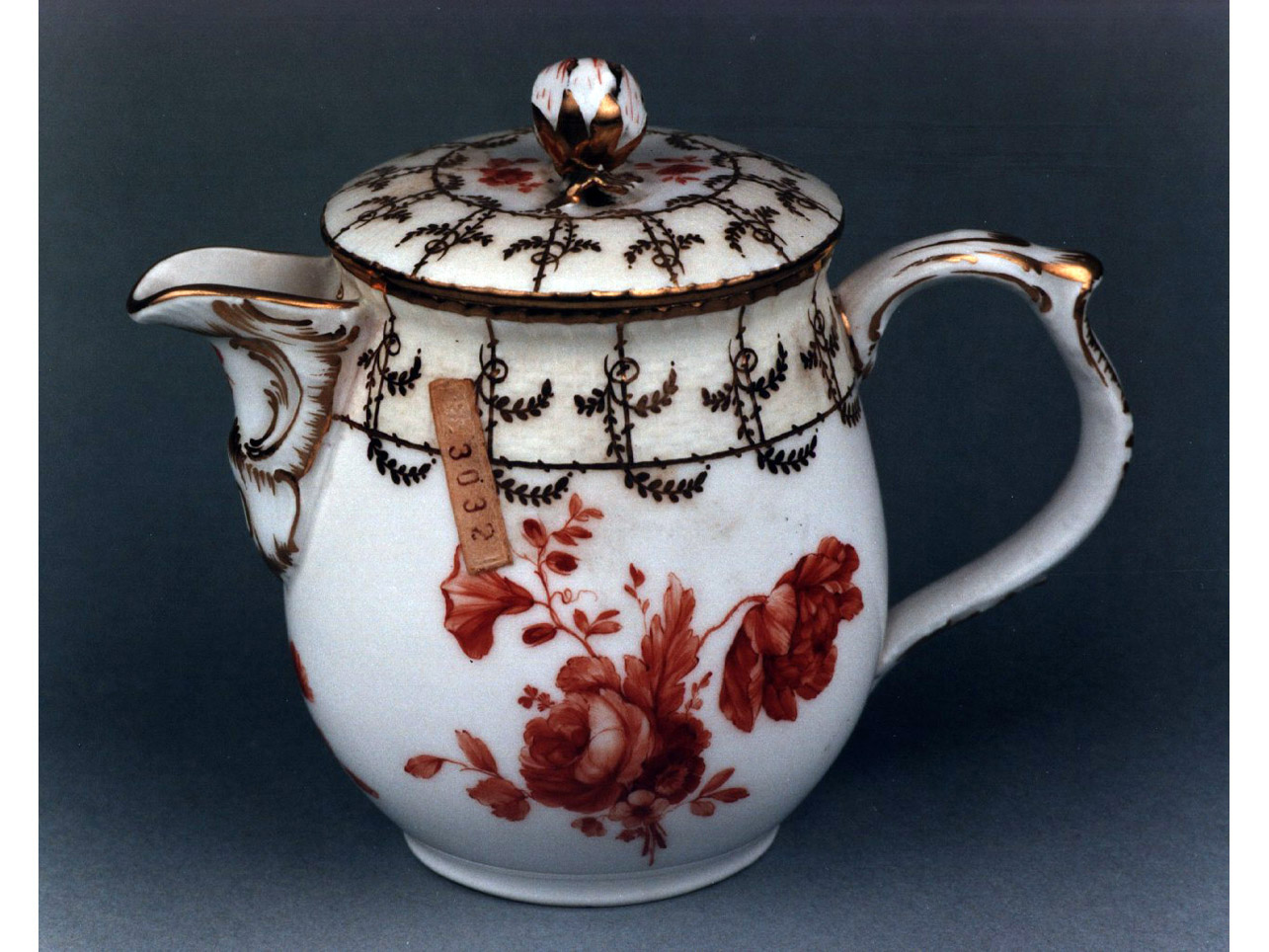 motivi decorativi floreali (servizio da caffè, insieme) - manifattura tedesca (sec. XVIII)