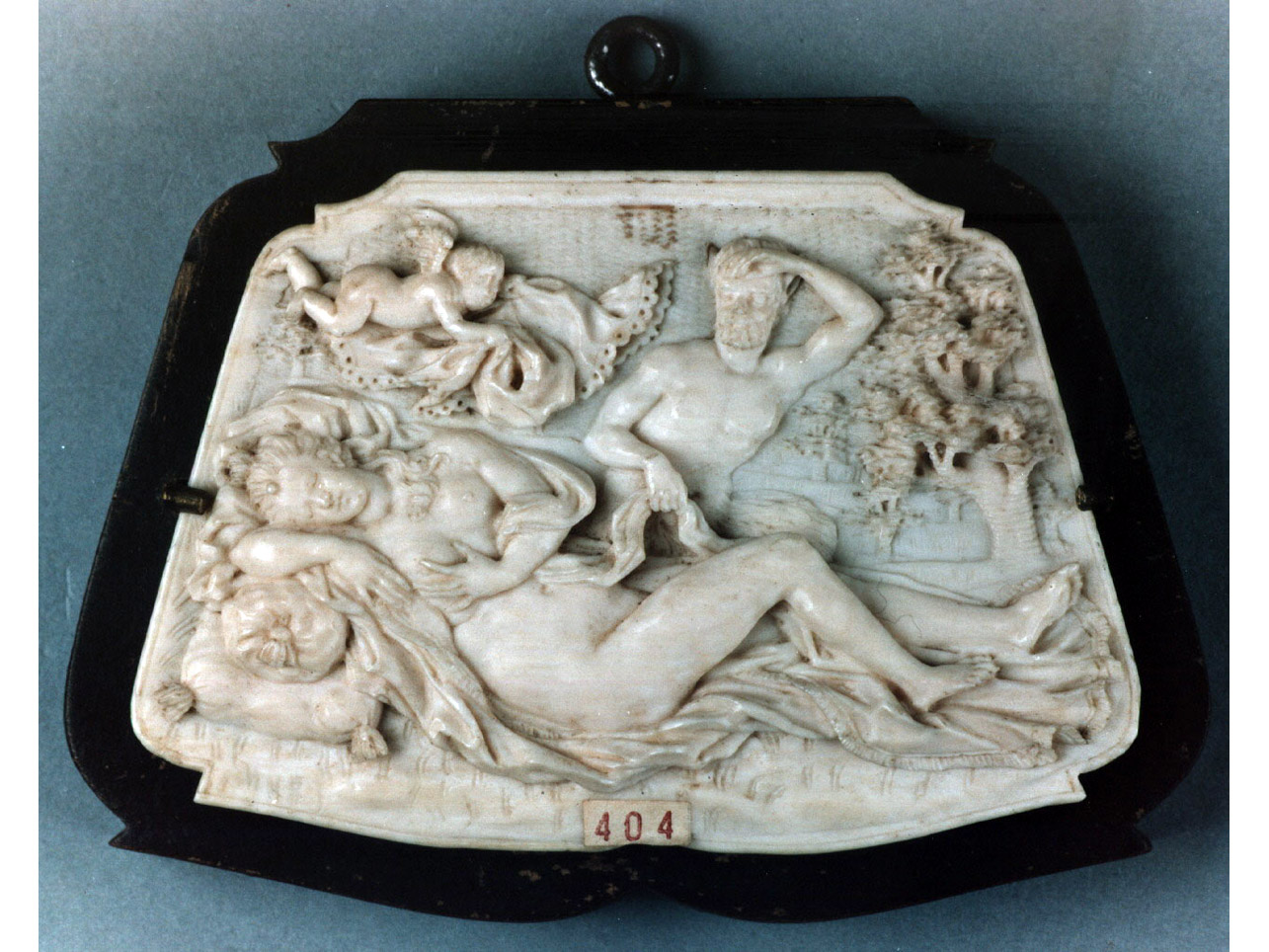 Venere dormiente (placchetta) - bottega francese (fine/inizio secc. XVII/ XVIII)