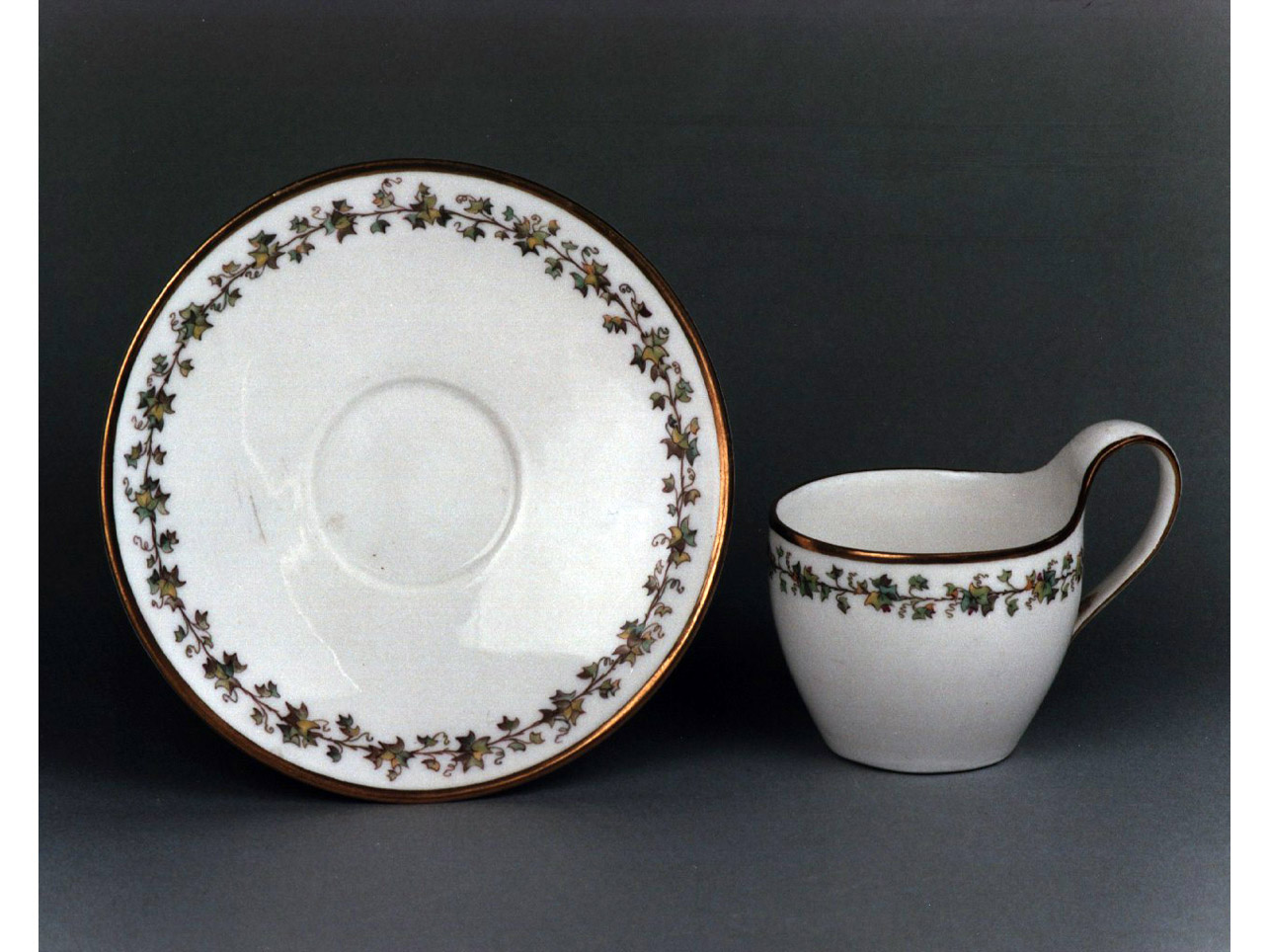 motivi decorativi vegetali (tazza) - manifattura tedesca (sec. XVIII)