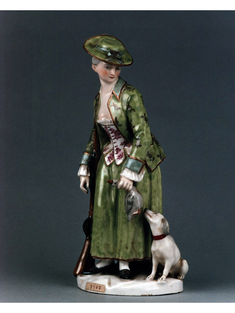 figura femminile (statuetta) - manifattura svizzera (sec. XVIII)
