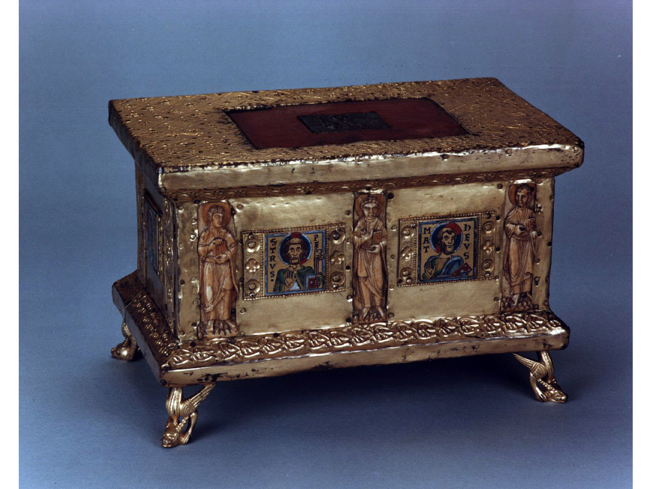 Santi (cofanetto) - bottega francese (sec. XII)