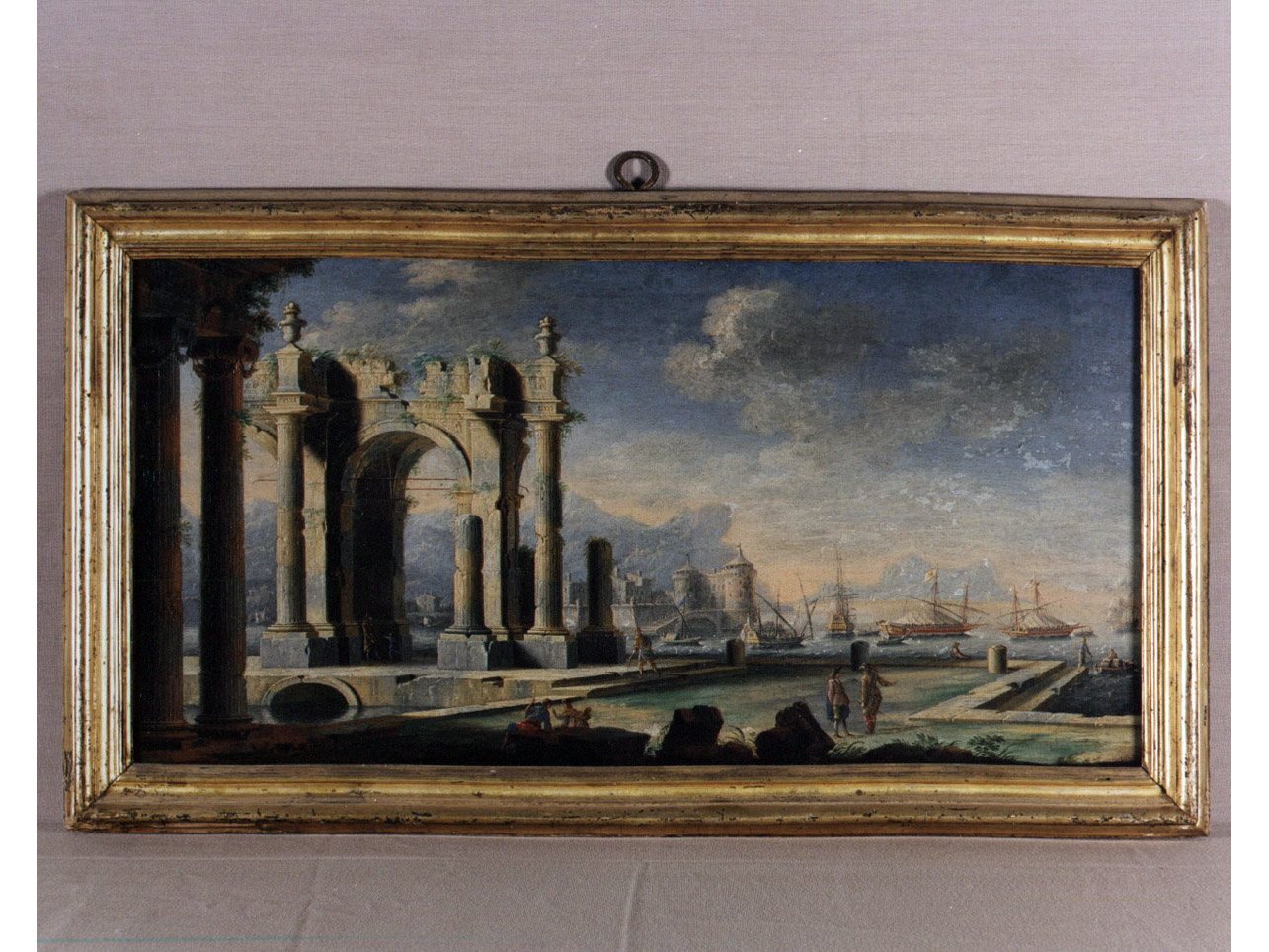 paesaggio marino (dipinto) di Greco Gennaro detto Mascacotta (inizio sec. XVIII)
