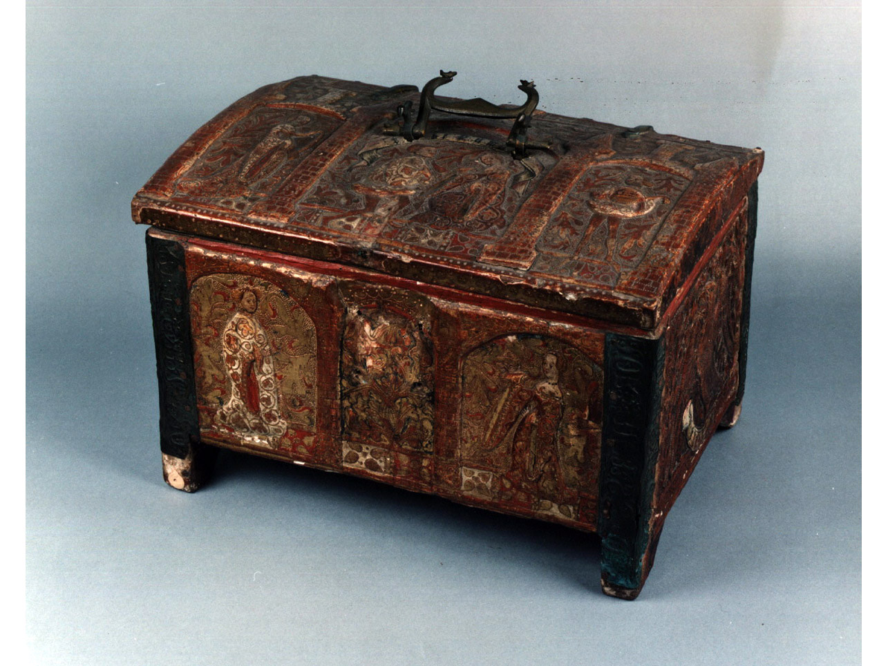 giovani amanti (cofanetto) - bottega italiana (sec. XV)