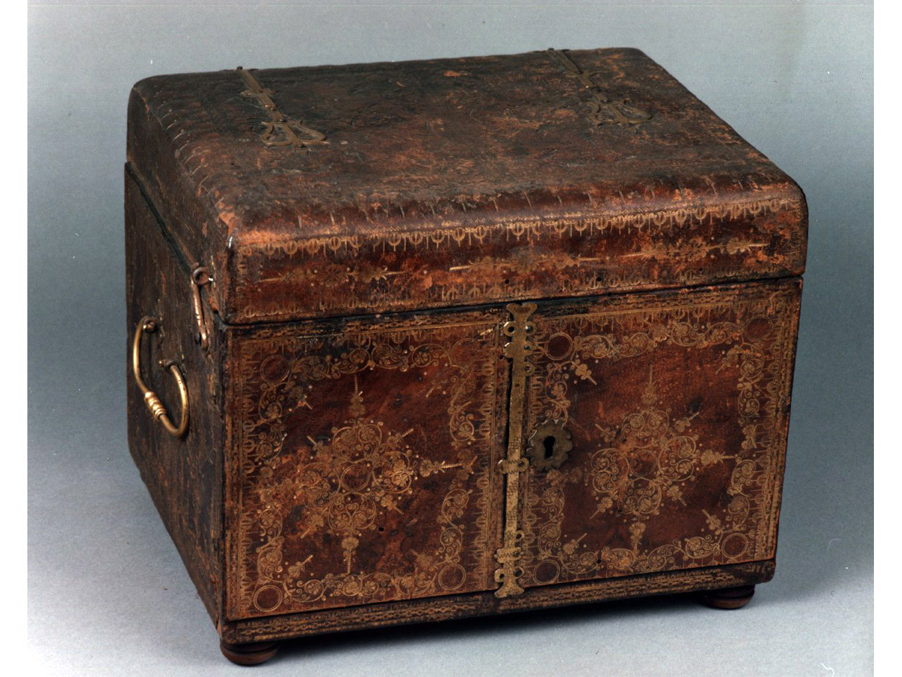 motivi decorativi vegetali stilizzati (cofanetto) - bottega francese (sec. XVII)