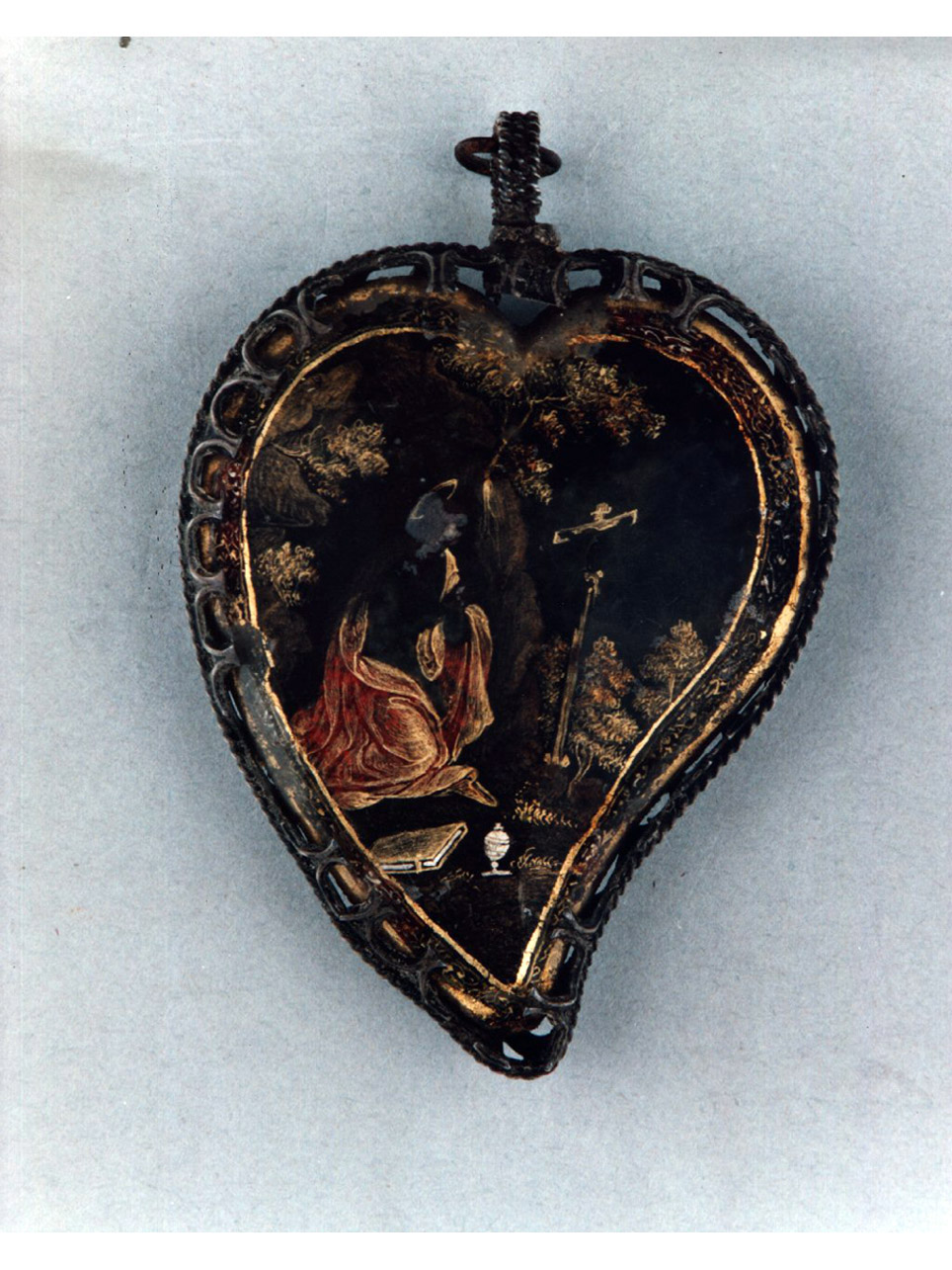 Santa Cecilia (medaglione) - bottega italiana (fine/inizio secc. XVI/ XVII)