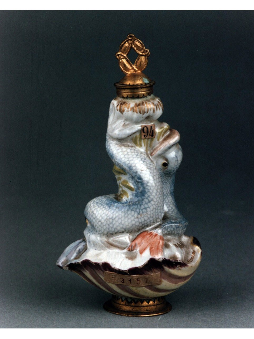 delfino (pot-pourri) - manifattura di Chelsea (sec. XVIII)