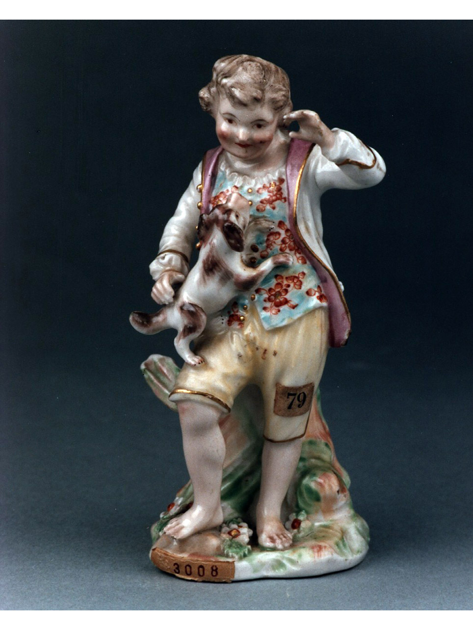 bambino (statuetta) - manifattura di Chelsea (sec. XVIII)