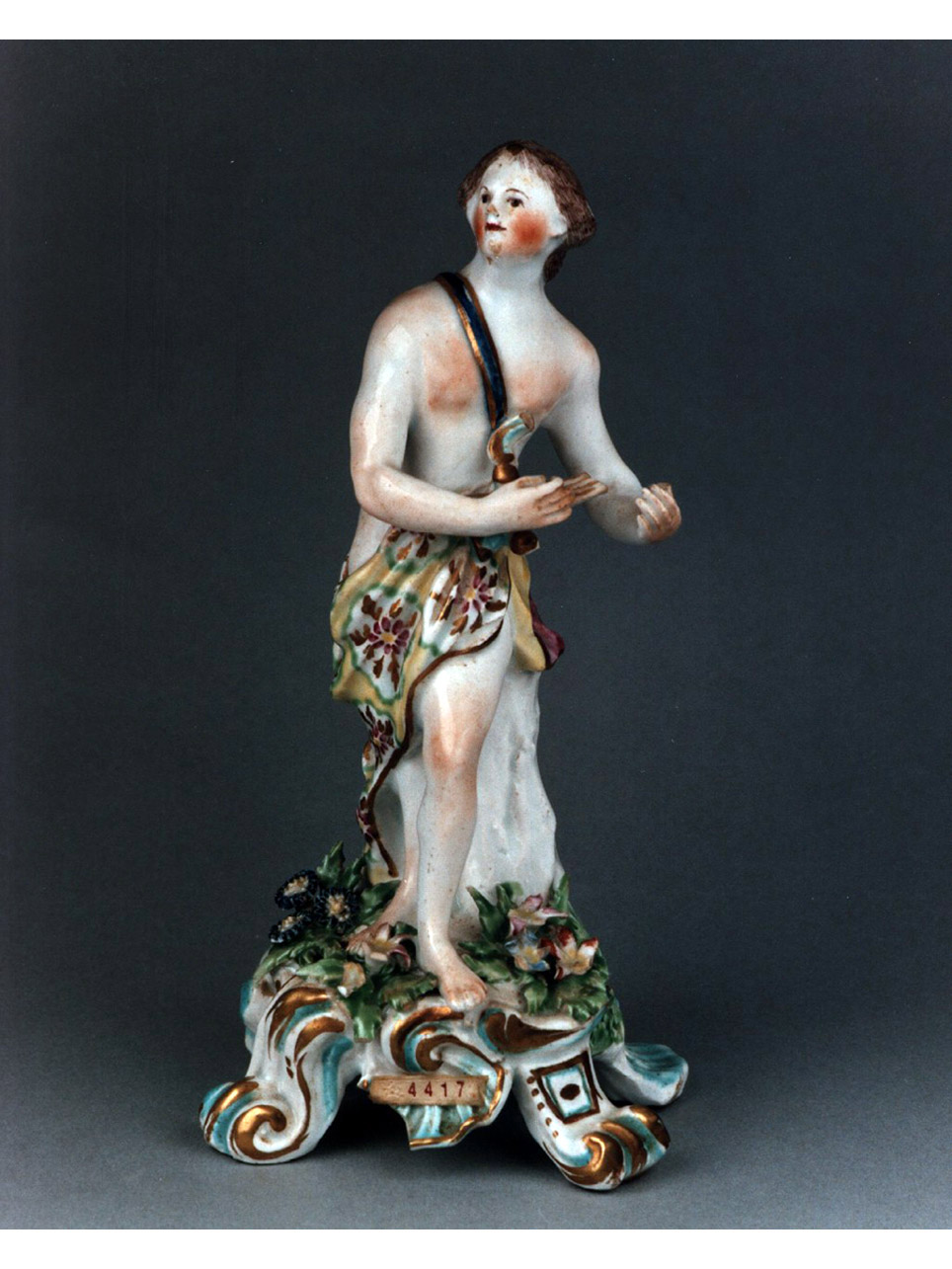 musico (statuetta) - manifattura inglese (sec. XVIII)