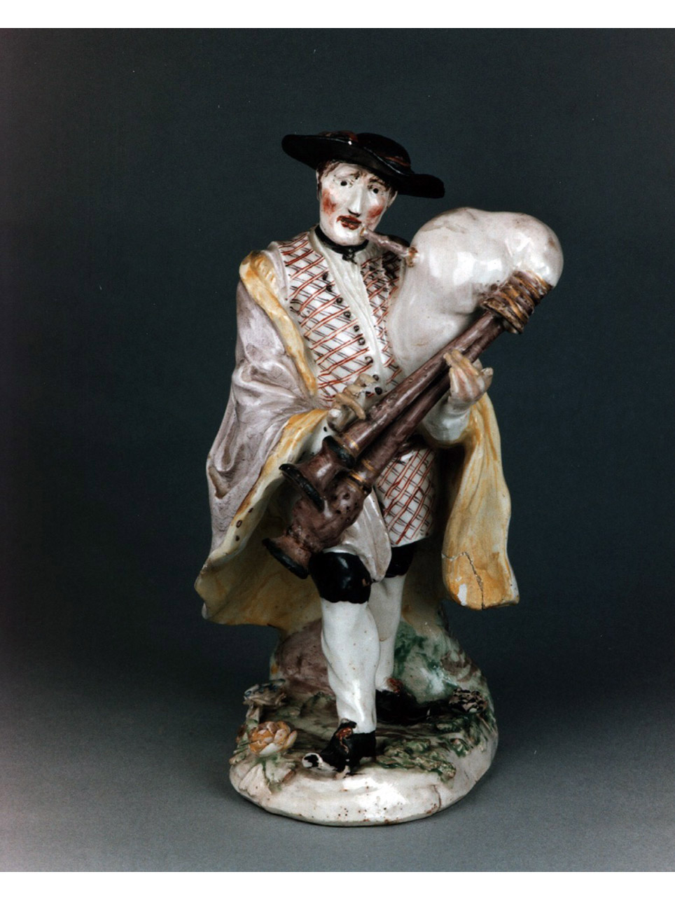 figura maschile (statuetta) - manifattura di Chelsea (sec. XVIII)