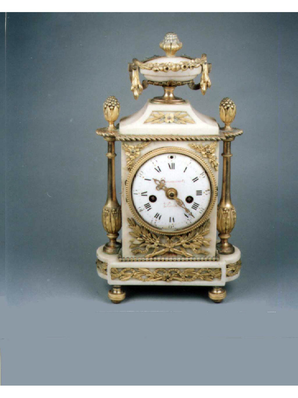 motivi decorativi vegetali (orologio - da mensola) di Barancourt Michel Pierre (sec. XVIII)