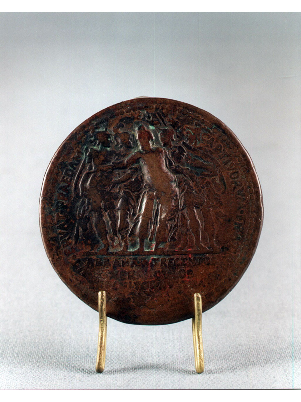 ritratto d'uomo (medaglia pontificia) - bottega romana (sec. XVI)
