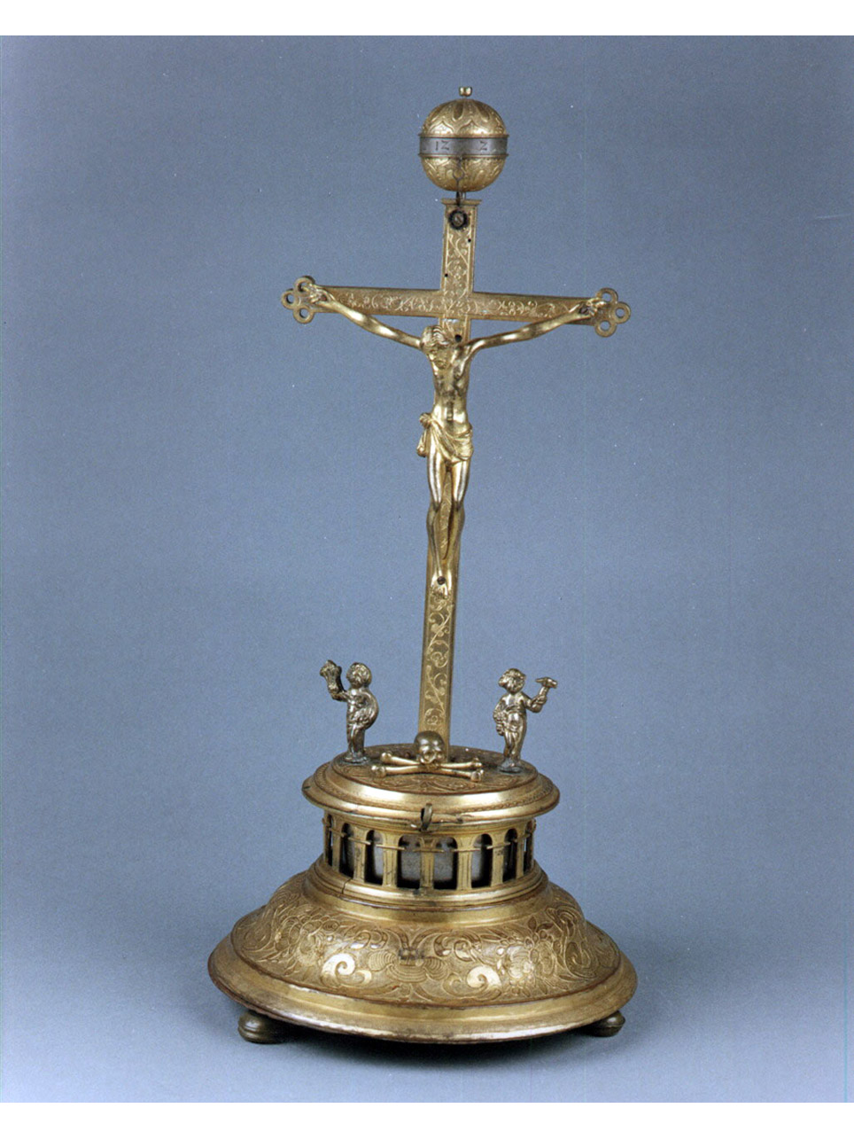 Cristo crocifisso dolente (orologio) - manifattura di Augusta (sec. XVII)