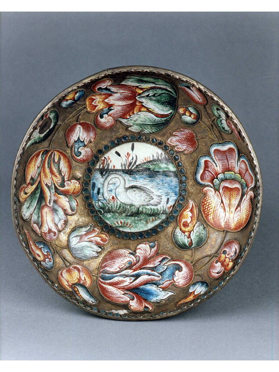 paesaggio (coppa) - manifattura russa (fine sec. XVII)