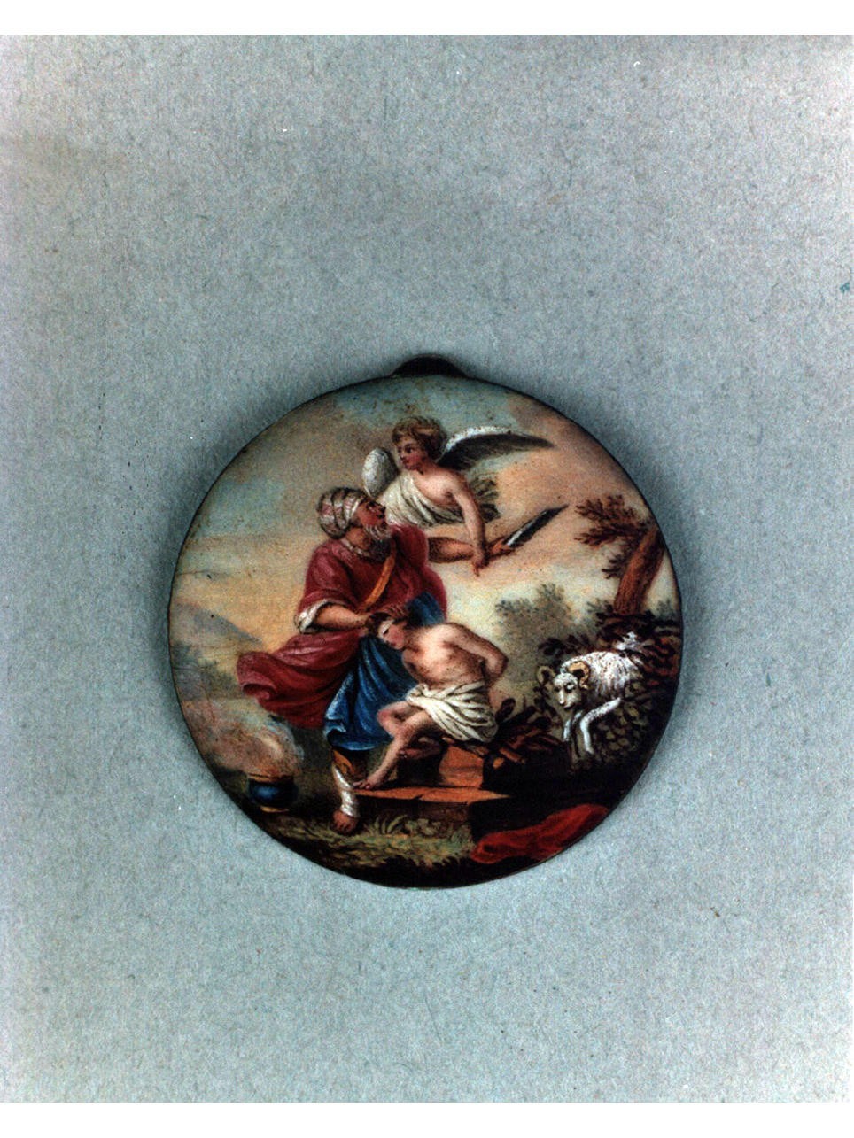 sacrificio di Isacco (placchetta) - bottega francese (seconda metà sec. XVIII)