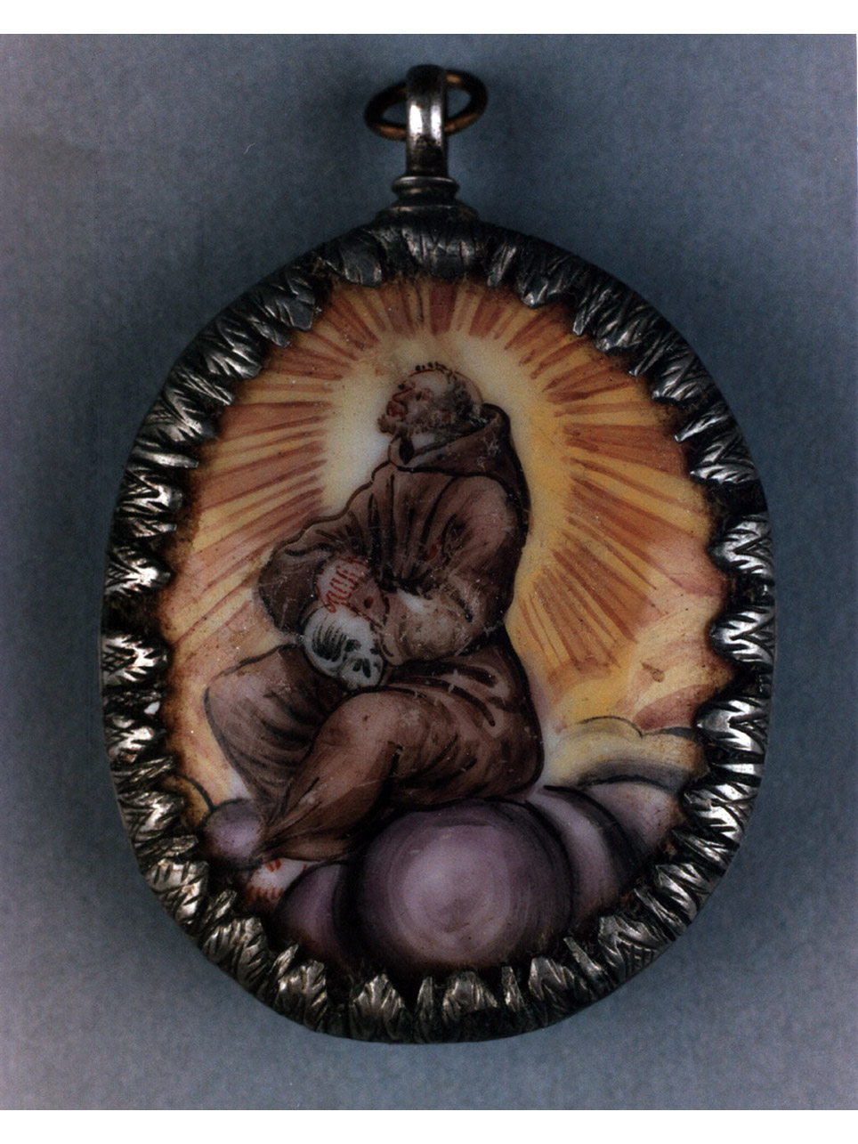 Madonna con Bambino/ San Francesco (medaglione) - bottega tedesca (seconda metà sec. XVIII)