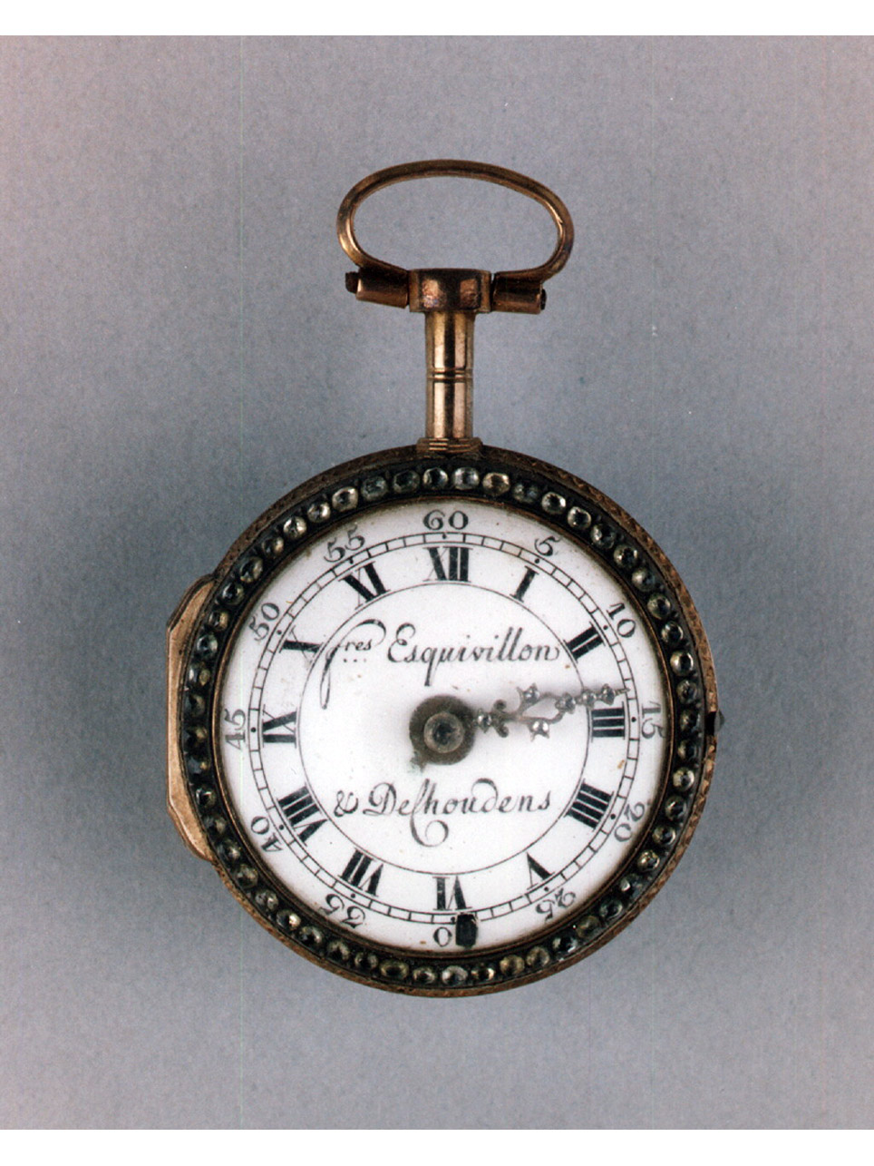 figura femminile (orologio - da taschino) - bottega parigina (sec. XVIII)