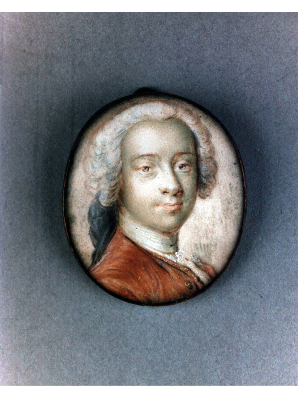 ritratto d'uomo (medaglione) - bottega francese (fine sec. XVIII)