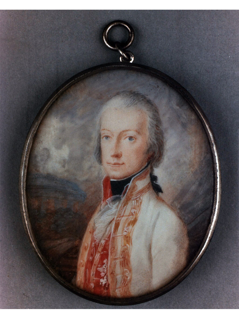 ritratto d'uomo (medaglione) - bottega viennese (primo quarto sec. XIX)