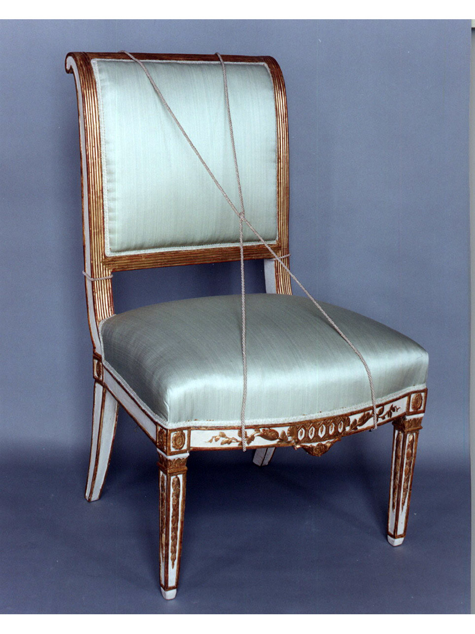 motivi decorativi floreali (sedia, serie) - bottega napoletana (prima metà sec. XIX)
