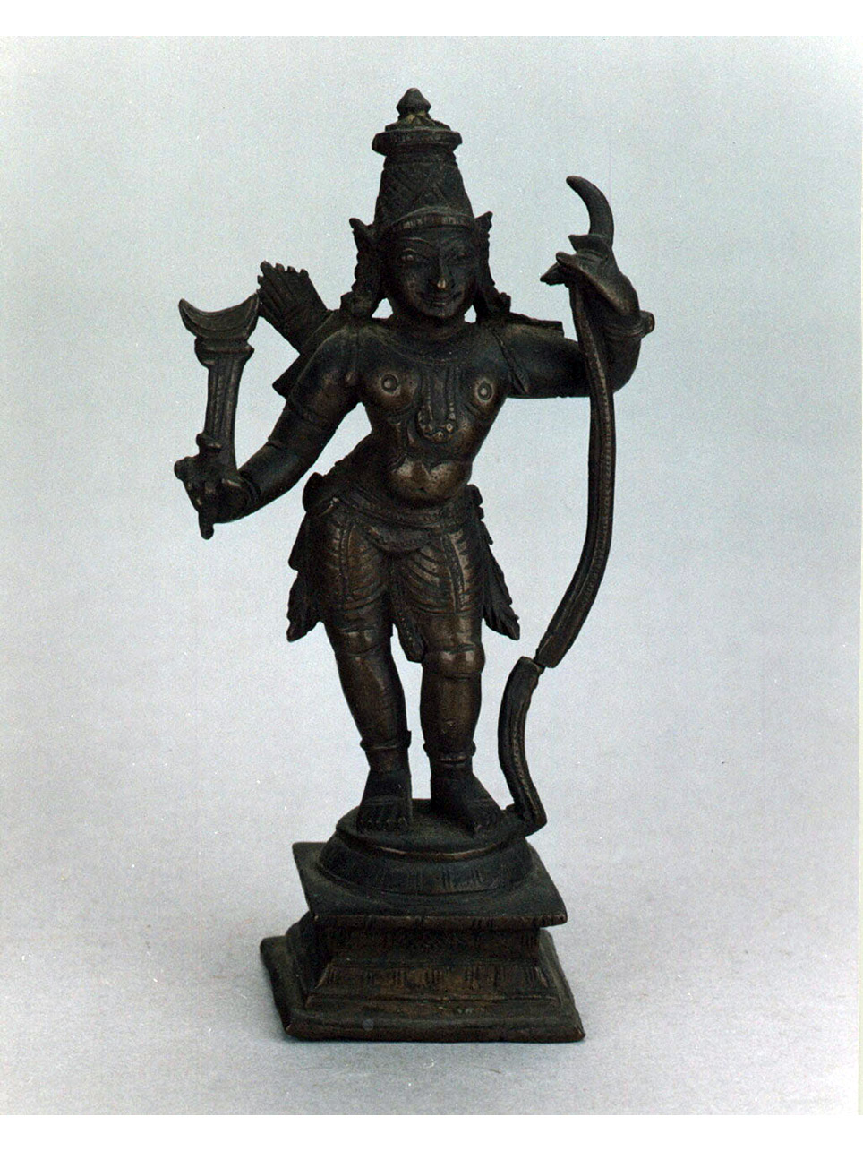 figura maschile (statuetta) - manifattura indiana (secc. XVII/ XIX)