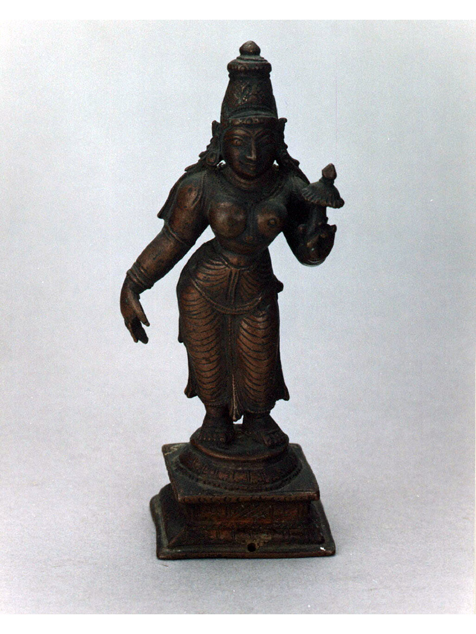 figura femminile (statuetta) - manifattura indiana (secc. XVII/ XIX)