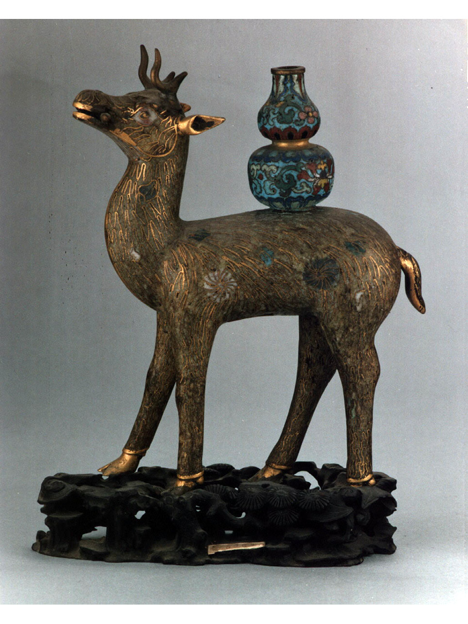 cervo (navicella portaincenso) - manifattura cinese (sec. XVIII)