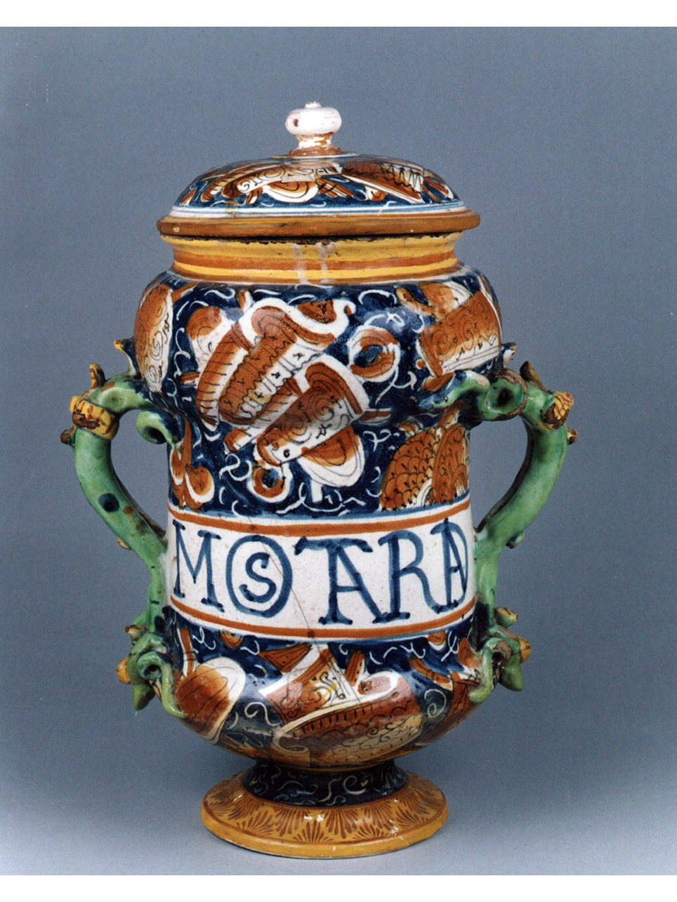 motivi decorativi (vaso) - manifattura di Pesaro (sec. XVI)