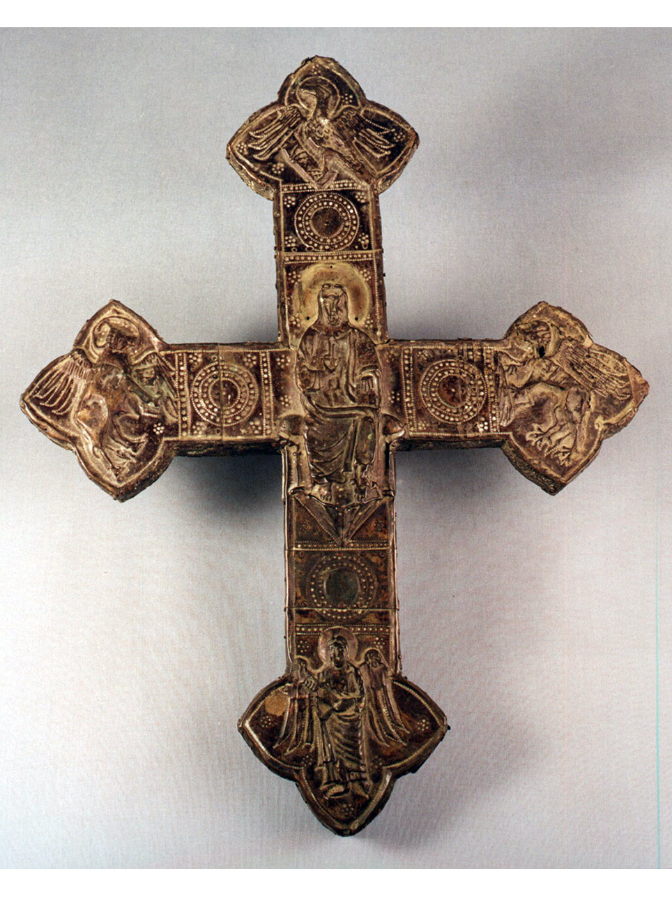 crocifissione (croce processionale) - bottega abruzzese (fine sec. XIV)