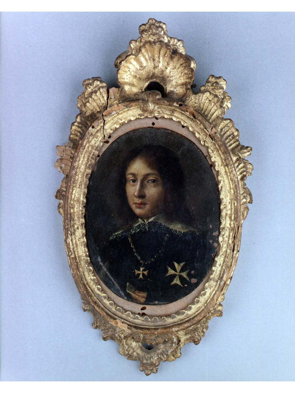 ritratto d'uomo (miniatura) - ambito fiammingo (primo quarto sec. XVII)