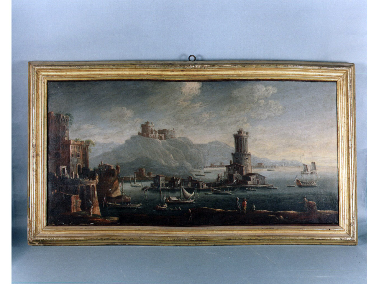 paesaggio con architetture (dipinto) di Greco Gennaro detto Mascacotta (inizio sec. XVIII)