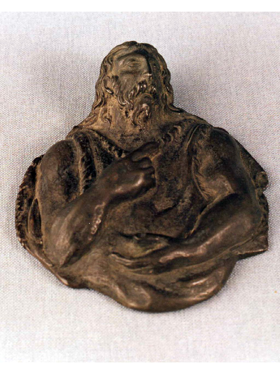 San Giovanni Battista (placchetta) - bottega veneta (ultimo quarto sec. XV)