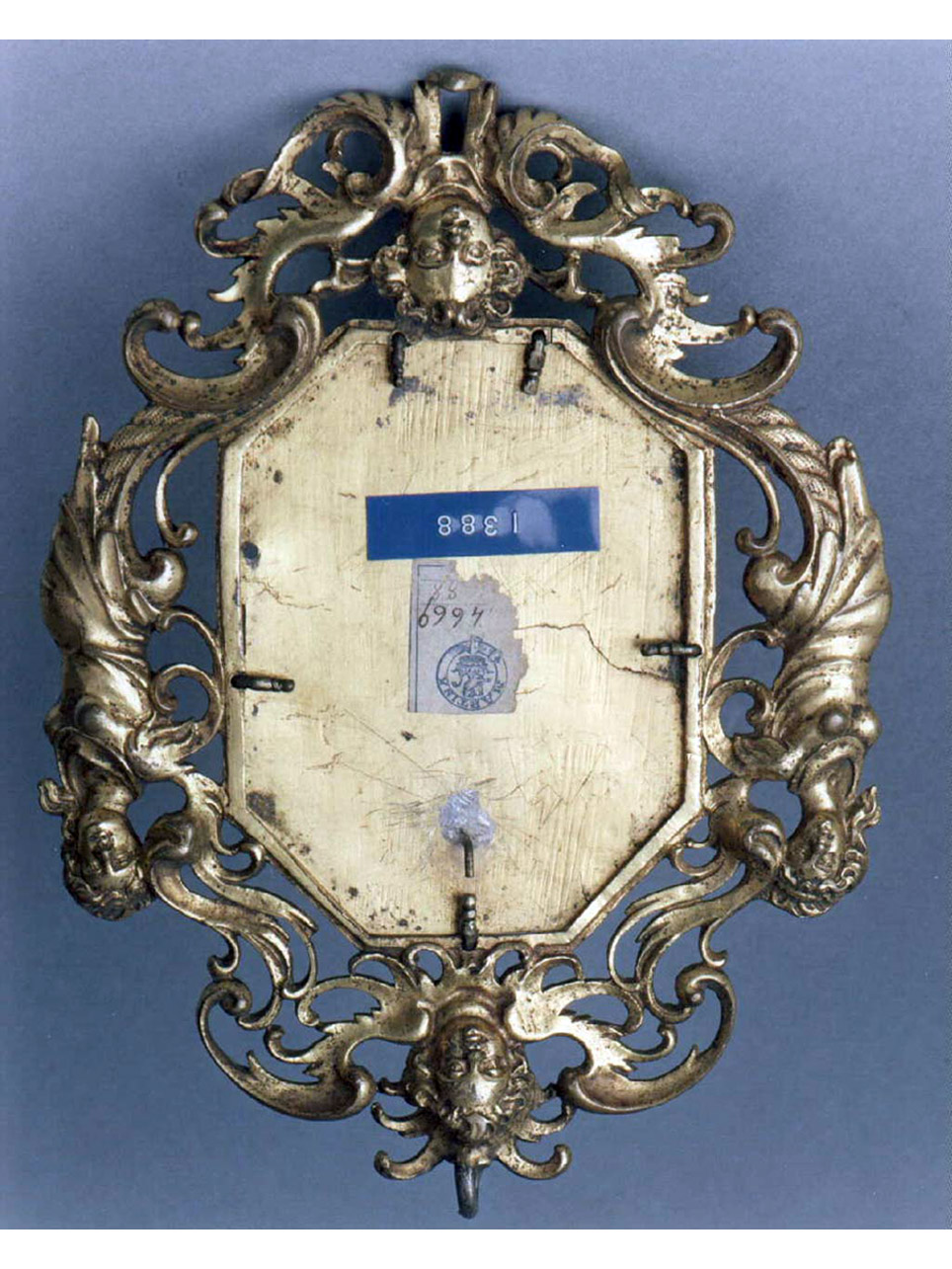 elementi decorativi antropomorfi (cornice) - bottega fiamminga (prima metà sec. XVII)