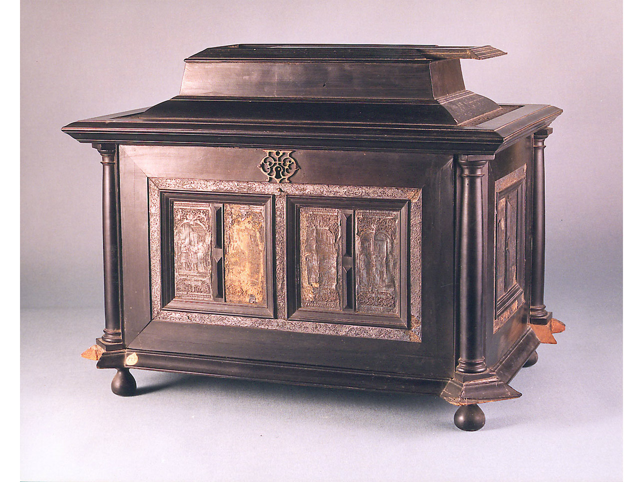 eroi dell'Antico Testamento (stipetto) - bottega Italia settentrionale (seconda metà sec. XVI)