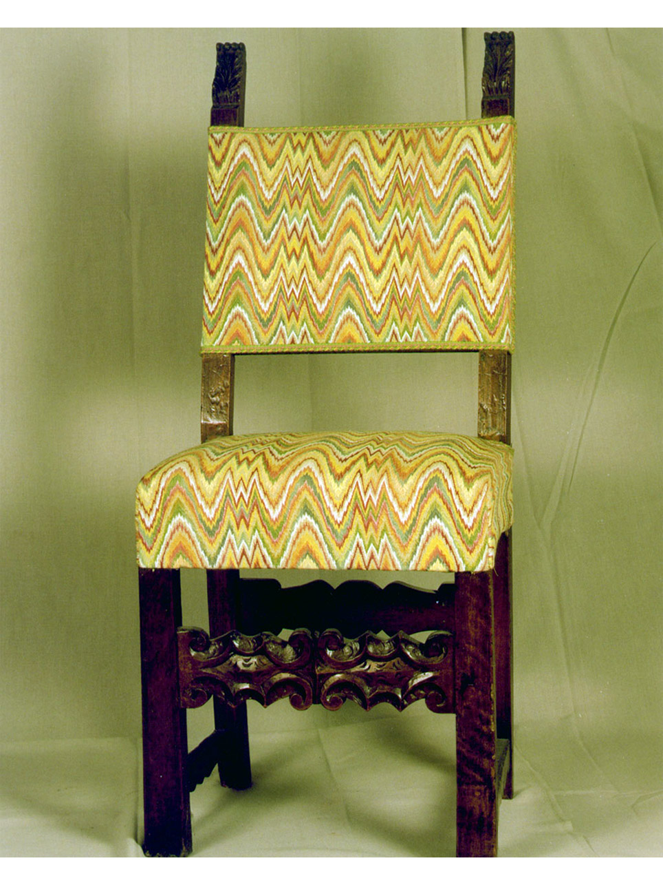 motivi decorativi vegetali (sedia, serie) - bottega lombardo-veneto (sec. XVII)