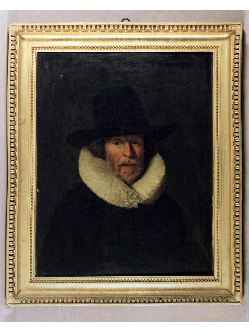 ritratto d'uomo (dipinto) - ambito danese (prima metà sec. XVII)