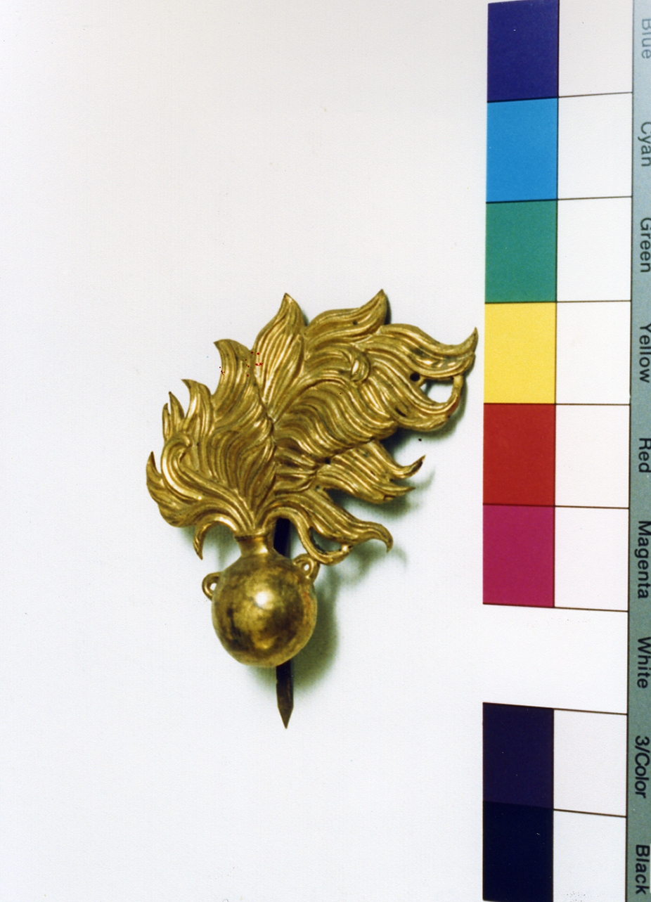 granata (placca) - bottega napoletana (sec. XIX)