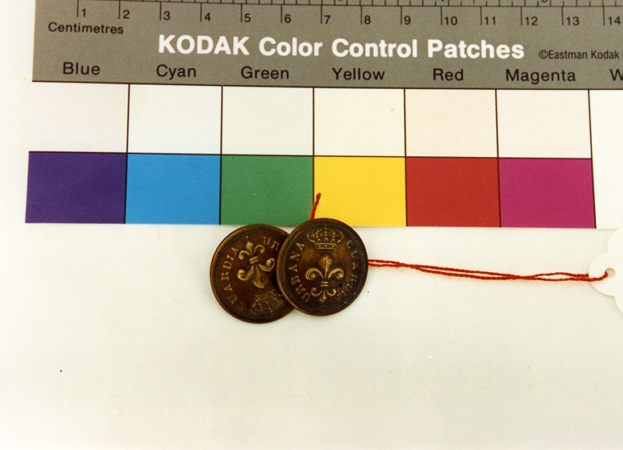 bottone, serie - bottega napoletana (sec. XIX)