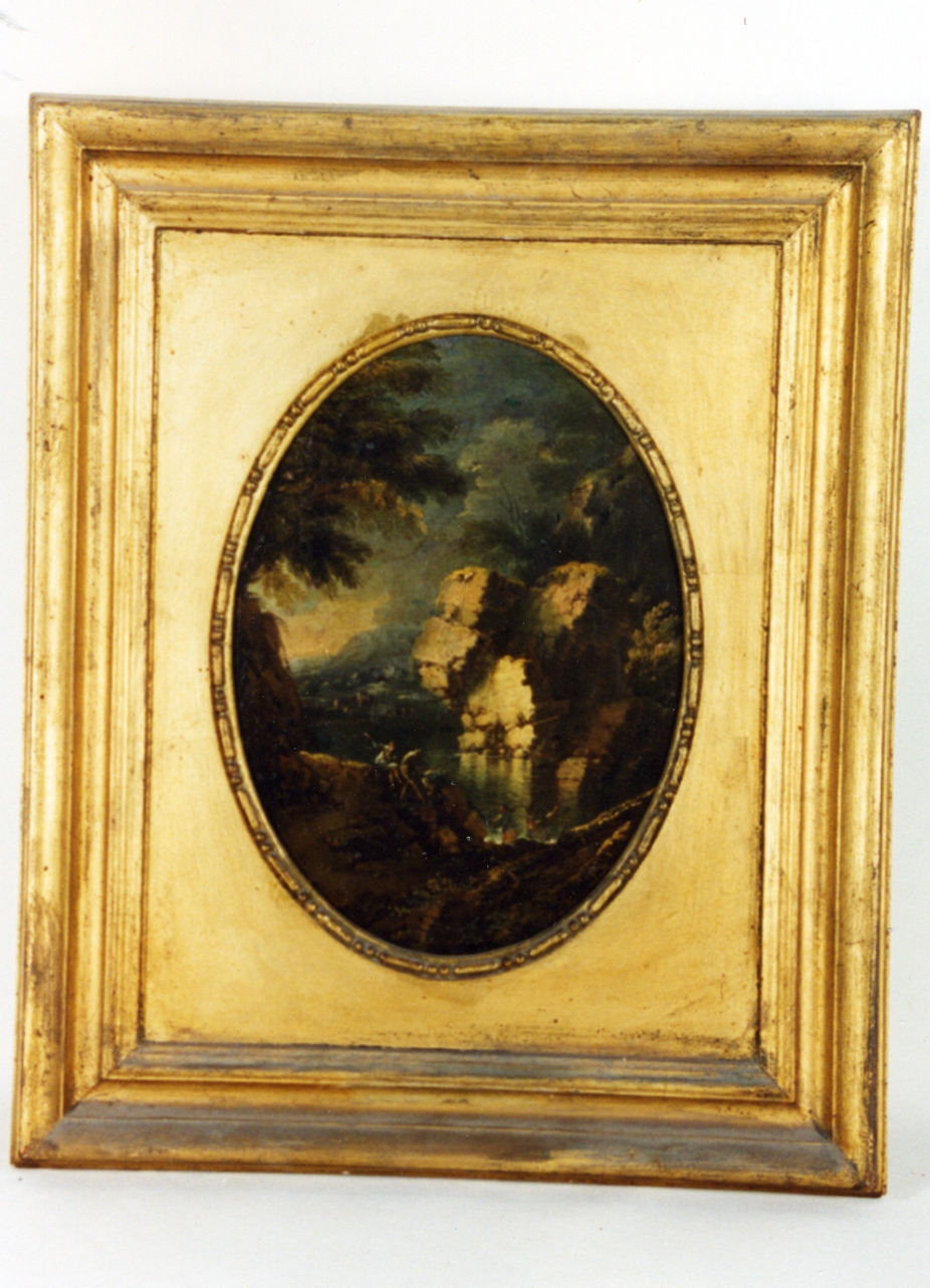 scena campestre con figure (dipinto) di Pagano Michele (secondo quarto sec. XVIII)