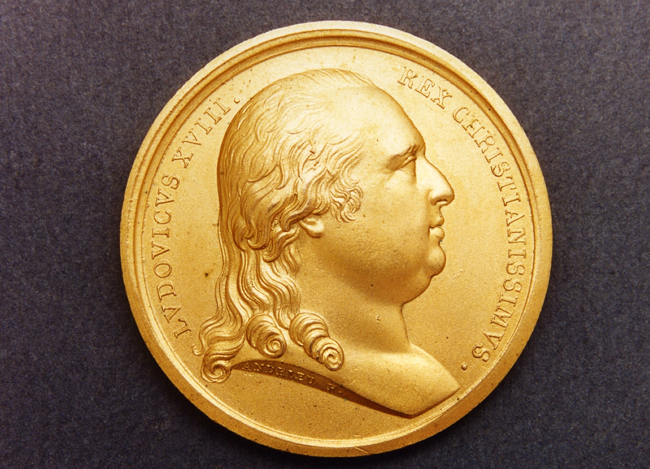ritratto d'uomo (medaglia) di Brenet Nicolas Guy Antoine (sec. XIX)
