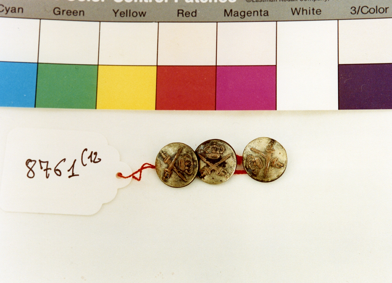 bottone, serie - bottega napoletana (sec. XIX)