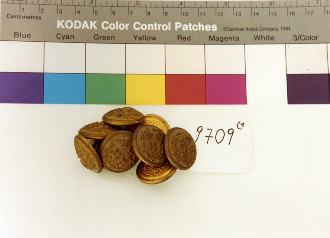 bottone, serie - bottega napoletana (sec. XIX)