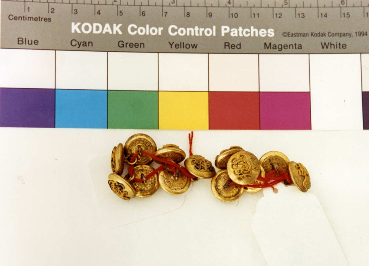 bottone, serie - bottega napoletana (sec. XIX)